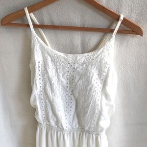 💫BoHo White Eyelet Maxi Dress✨